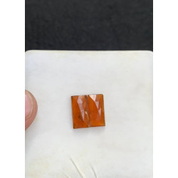 High Quality Natural Orange Kyanite Rose Cut Rectangle Shape Cabochons Gemstone For Jewelry